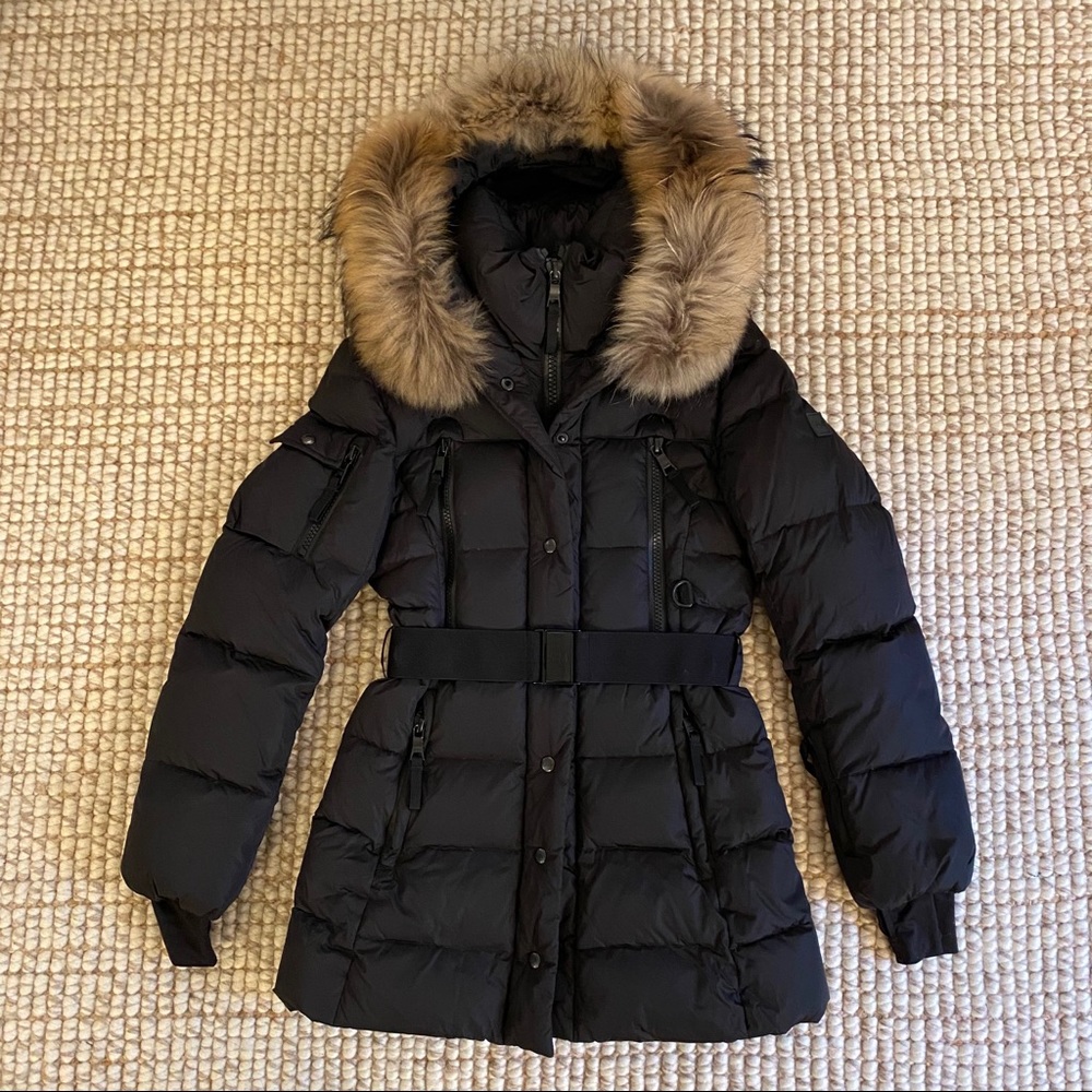 SAM. Millennium Fur Trim Down Coat